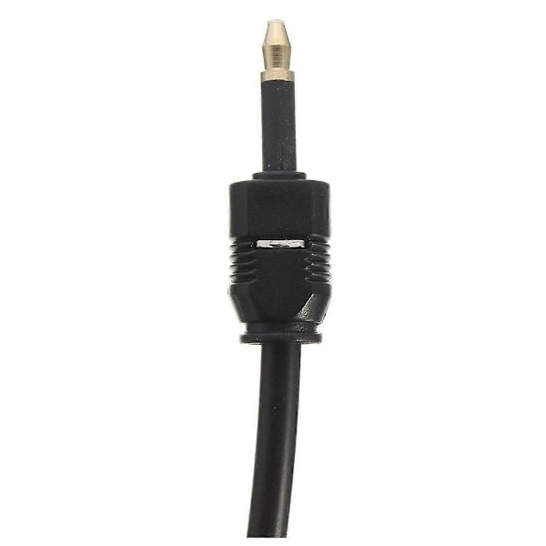 1m 3ft Toslink til Mini Jack 3.5mm Digital Optisk SPDIF Lydkabel Guldbelagt