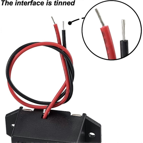 10 stk DC3V 5V 9V 12V 85DB Elektronisk Alarm Buzzer Alarm System Buzzer Elektronisk Buzzer Kontinuerlig Alarm Lyd Alarm til Fysiske Kredsløb, Sort 23