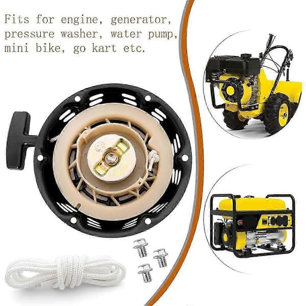 Til 212cc 196cc 224cc Trækstart Samling 3500w 4000w 4500w Generator Dele med Træksnor