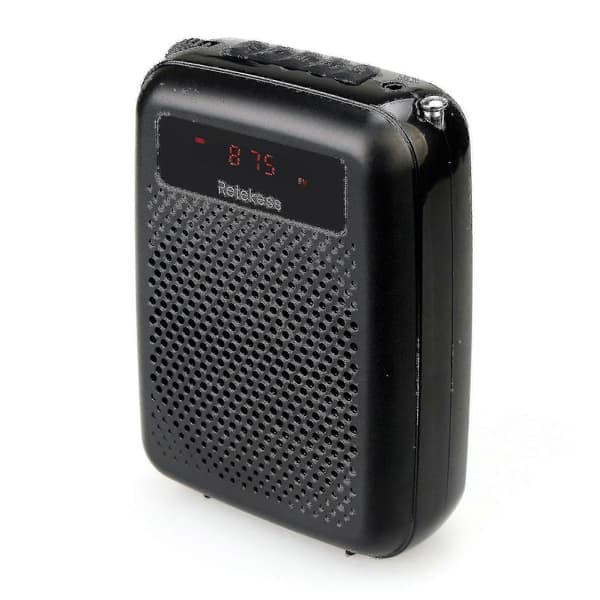 Stemmeforstærker Multifunktionel Digital Display Abs Bærbar Mini 12w Mikrofon Megafon Højttaler Til Lærer