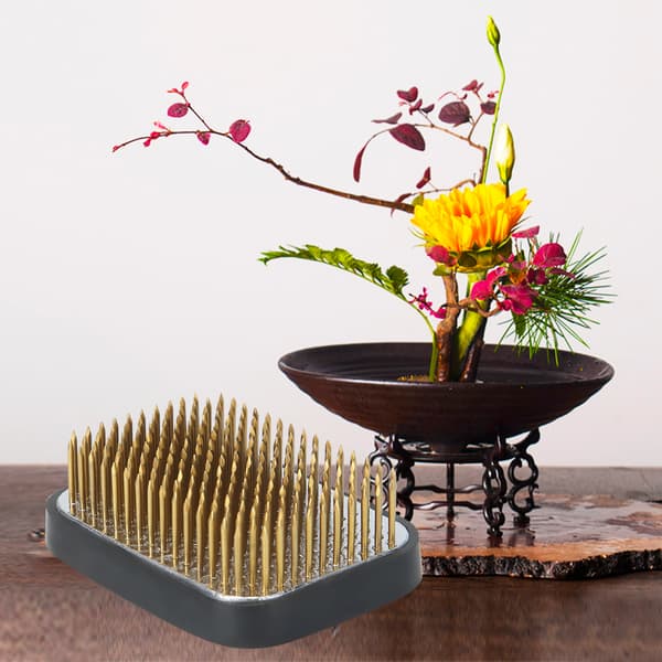 Dense Copper Needle Practical Kenzan Flower Arrangement Needle Pin Flower Art Accessory