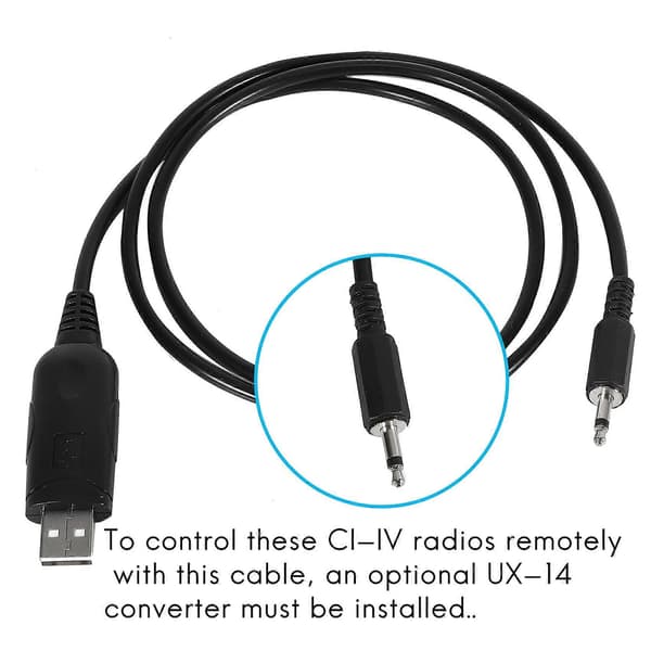 USB CI-V -liitäntäkaapeli Icom CT-17 IC-706 -radiolle