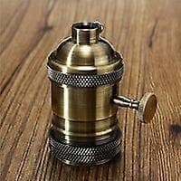 Boveution E26/E27 Retro Vintage Edison-lamppu, kytkimellä - pronssi