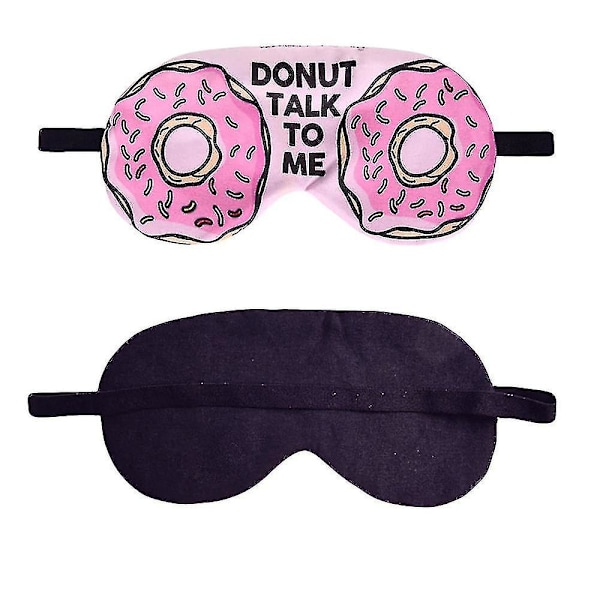 Søvnmaske 3D-Printet Donut Søvnøjenmaske Blindfold Søvnmaske