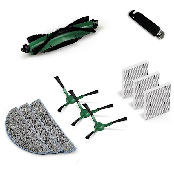 For Combo Essential Y0112 Robotstøvsuger Hepa Filter Hovedbørste Sidebørste Moppeklut Reservedeler