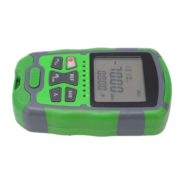 Fiberoptisk effektmåler, -70~+10dBm, genopladelig LCD-skærm, 20mW, 5-pak