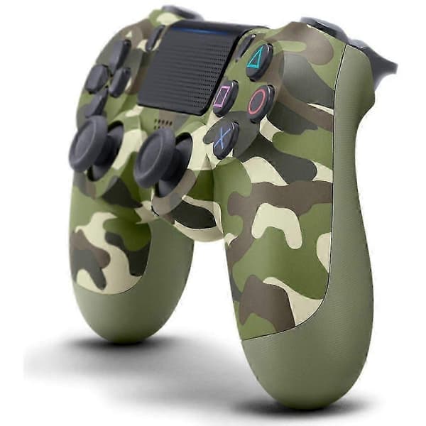 4 Trådlös handkontroll för PlayStation 4 - Grön kamouflage (Återställd)