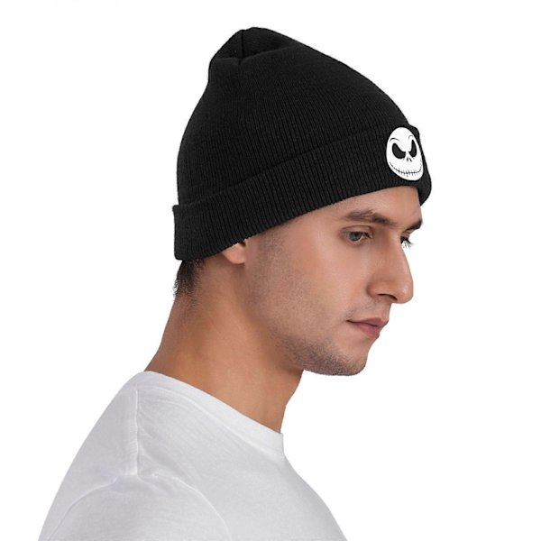 Mareridt Før Jul Vinter Beanie Hatte Klassisk Strikket Manchet Beanie Cap Daglig Varmt Hyggelig Skull Cap Blød Ski Hat Til Mænd Kvinder SortWWX379