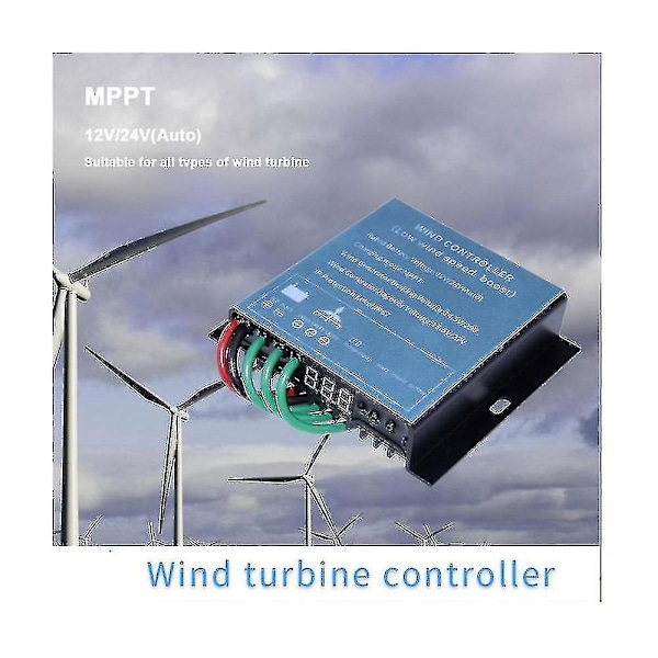 Vindgenerator Controller 12/24v 800w Mppt Vindladningscontroller Vindmølle Generator Controller