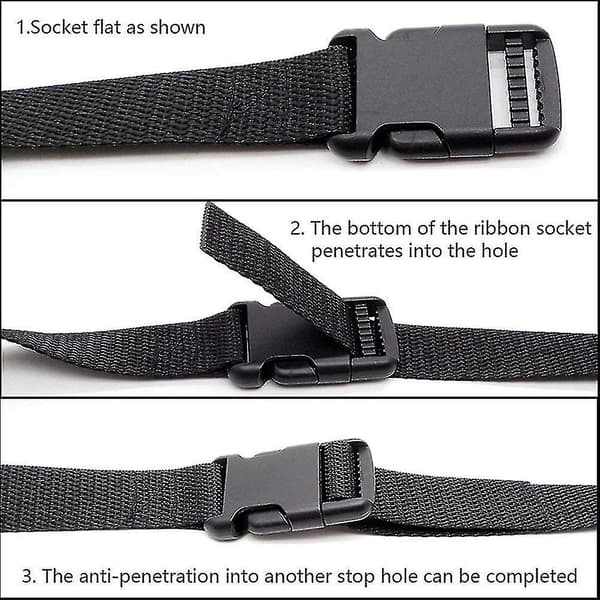 Webbing Stropp 25mm Nylon Kraftige Stropper Webbing Stropper Med Spenner Bagasjestropper-n