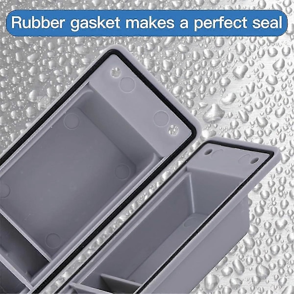 8-pak Shipping Container Luftventil Kit Heavy Duty Shipping Container Tilbehør Flow Ventilation Ki