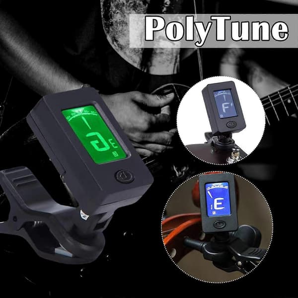 Professionell Clip-on-Stämmare för Akustisk Gitarr LCD-Skärm Digital