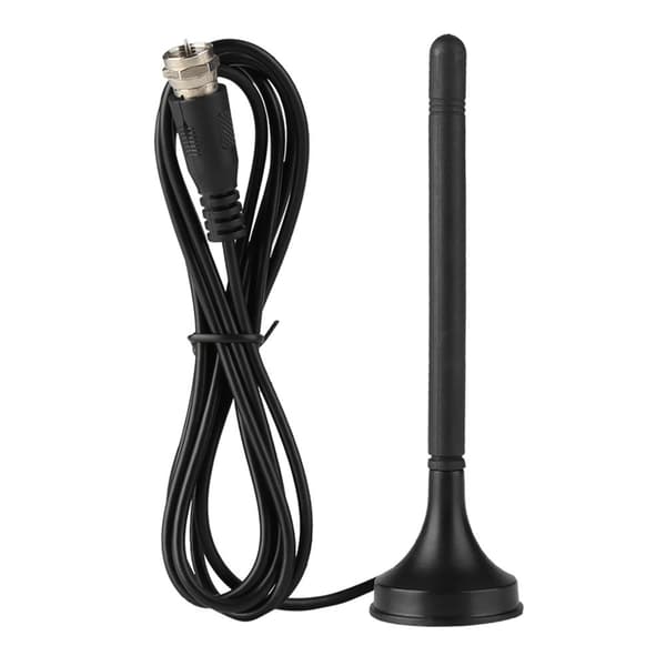 Digital DVB-T bilantenne for innendørs bruk - UHF VHF Dual Band, magnetisk base, 10dB