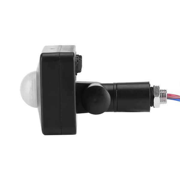 Black PIR Switch Infrared Motion Lighting Sensor Detector Wall Mount Switch Outdoor