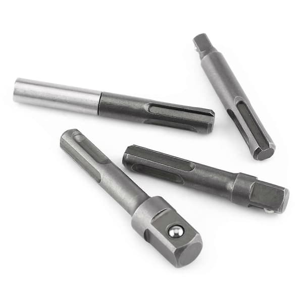 SDS Plus Skaft til 1/4\" Hex Sokkel Adapter og 1/4\" 3/8\" 1/2\" Kvadratisk Borbit Forlængerforbindelse
