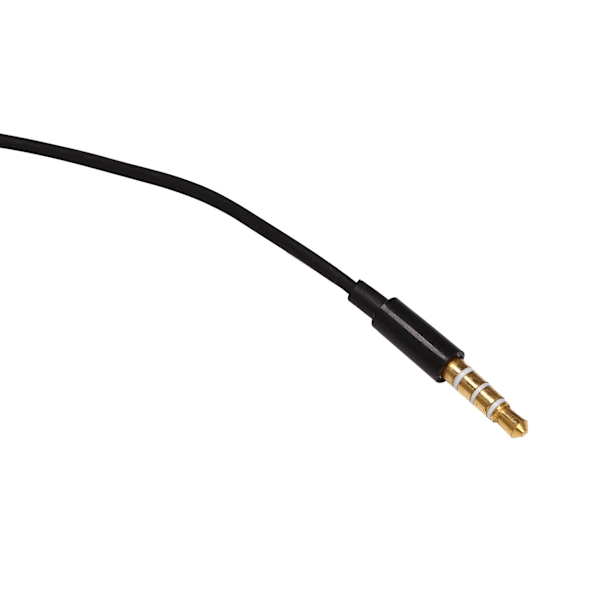 Enkeltsidet Øretelefon In-Ear Stereo Mono Ørepropper Støjisolerende Ørepropper med Mic Spring Coil Forstærket Kabel