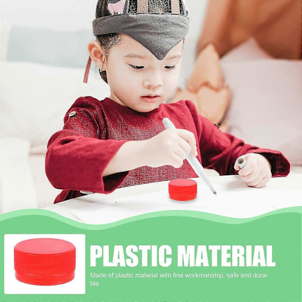 100 st Plastflasklock Flasklock Bryggflasklock Bulk Plastvatten