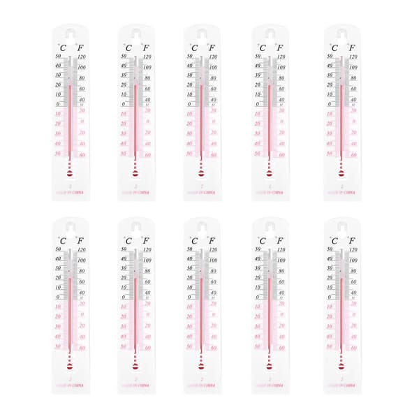 10-pack Inomhus Termometer med Noggrann Celsius och Fahrenheit Visning