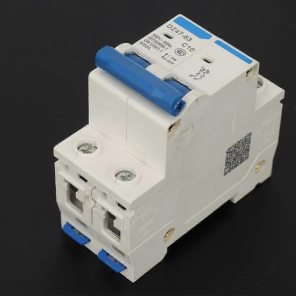 DZ47-63 2 P Mini Strømbryter Utkoblingsbryter 400VAC10A