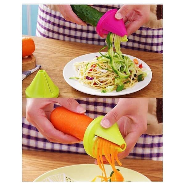 10 st Multifunktionell Spiralizer Grönsaks- och Fruktskalare Köksredskap Manuell Potatis Morotsrivare