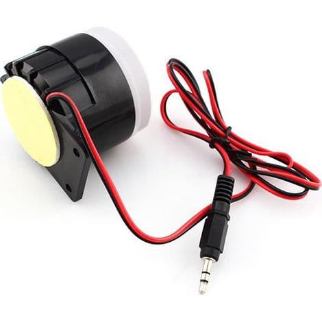 Mini Rød Kablet Sirene Alarmsystem til Hjemmesikkerhed, 120dB DC 12V