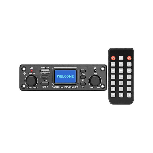 Digital ljudspelare Bluetooth MP3-spelare Dekoderkort 128X64 DOTS LCD USB SD BT FM Musikspelare M