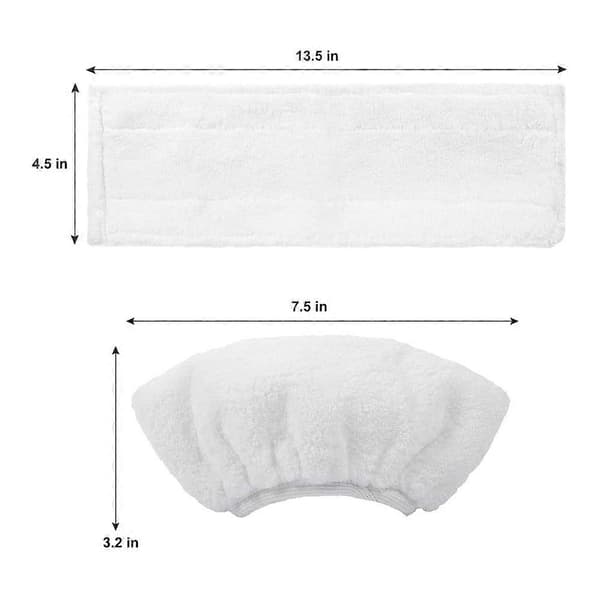 Mikrofiberdukset Kompatibelt för EasyFix Ångmopp SC2, SC3, SC4, SC5 (3 för golvmunstycke + 3 för