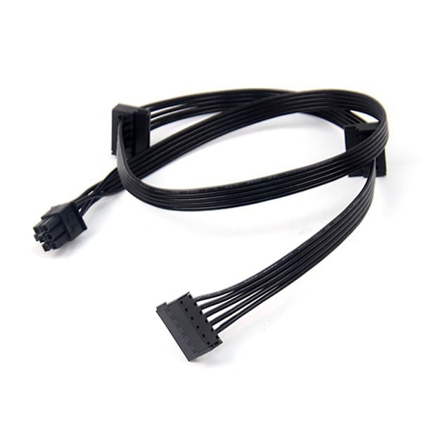 1Pcs GPU PCI Express 6Pin Male 1 to 3 SATA SSD Power Supply Cable for CX850M CX750M CX600M CX500M CX430M Modular