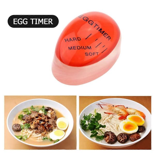 Egg Timer Fargeskiftende Egg Timer Matlaging Kjøkken Resin Egg Timer for Koking av Myke eller Hardkokte Egg
