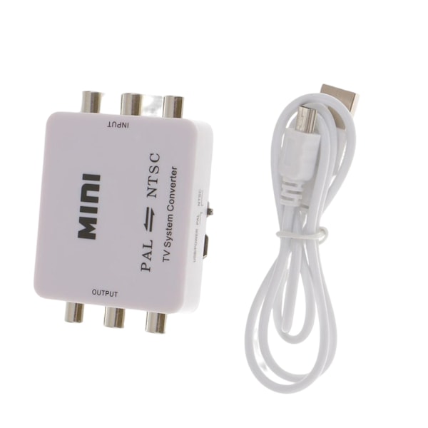 PAL/NTSC/SECAM - PAL/NTSC MINI Kaksisuuntainen TV-järjestelmämuunnin