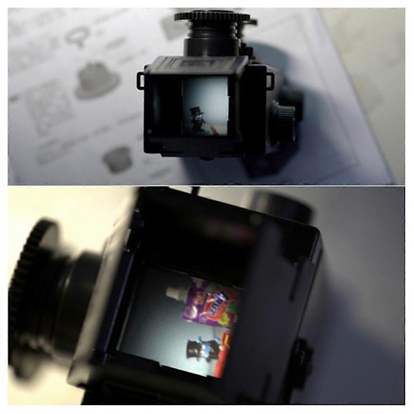 DIY Vintage Rolleiflex Kamerakit Tvåögd Reflexkamera Vintage Kameramodell Födelsedag Julklapp