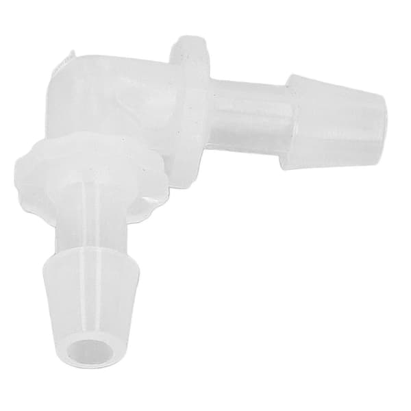Högkvalitativ 12-pack PP-plastkoppling vinkelkoppling akvarietillbehör