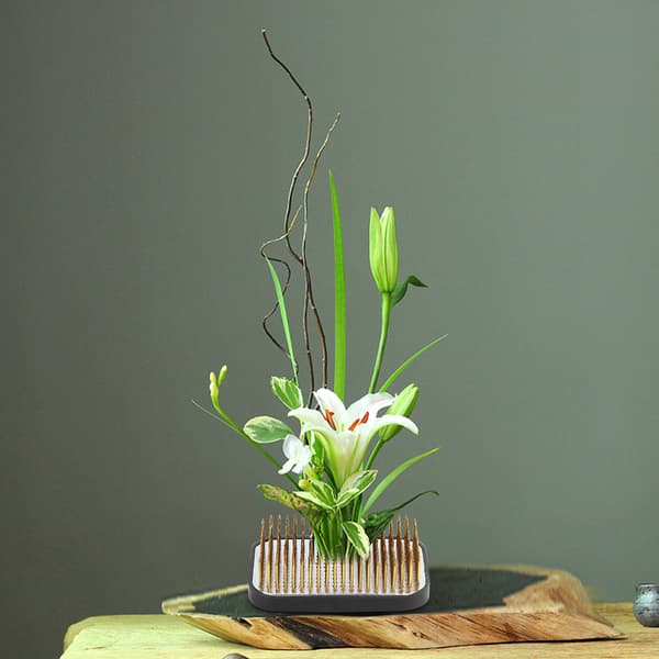 Dense Copper Needle Practical Kenzan Flower Arrangement Needle Pin Flower Art Accessory