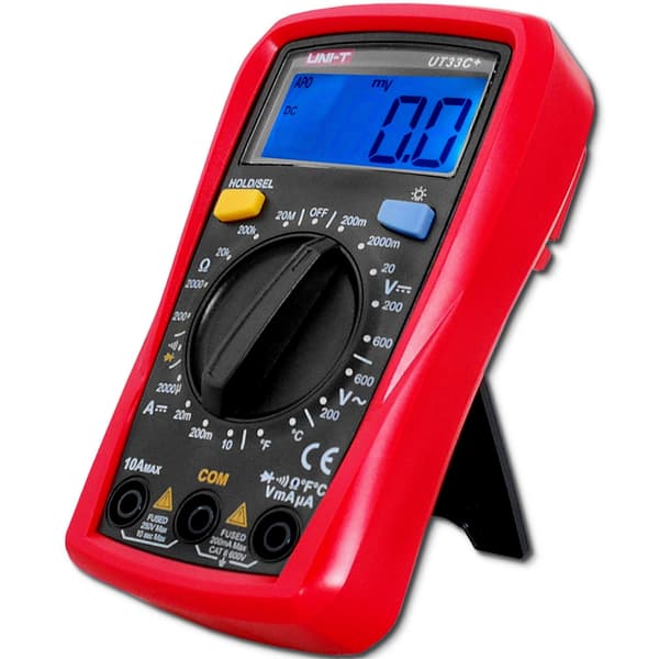 Uni T Ut33c+ Håndholdt Digitalt Multimeter 1999 Teller Profesjonelt Amperemeter Ohmmeter Voltmeter