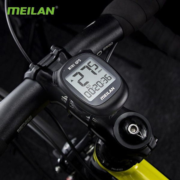 Meilan Vattentät Cykelcomputer Positionering Cykel Odometer Med LCD-Skärm