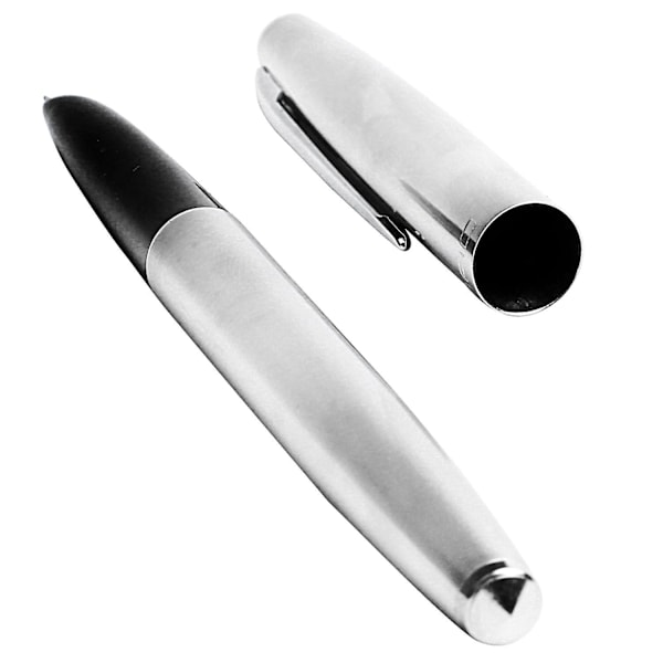 Jinhao 911 Ren Silver Stål Füllfederhalter mit 0,38 mm Extrafeiner Feder Glattes Schreiben Tintenfüller für Weihnachtsgeschenk