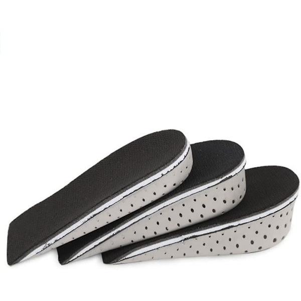 Muistinvaahtomuoviset, hengittävät ja unisex-korotuspohjalliset, korkeus 4 cm