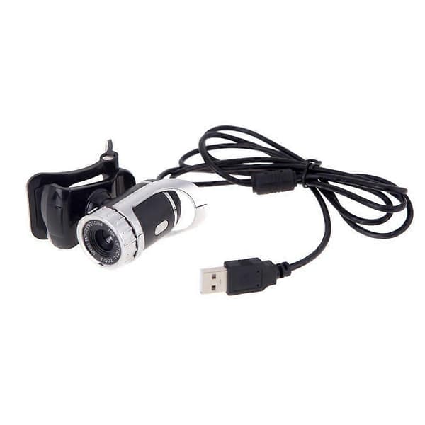 USB 2.0 12 Megapixel HD Kamera Web Cam 360 Grader med MIC Clip-on til Desktop Skype Computer PC La