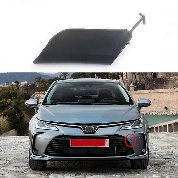 1 st Front Bumper Tow Fauling Hook Eye Cover Cap för Toyota Corolla 2020 52128-02500 52128-02590