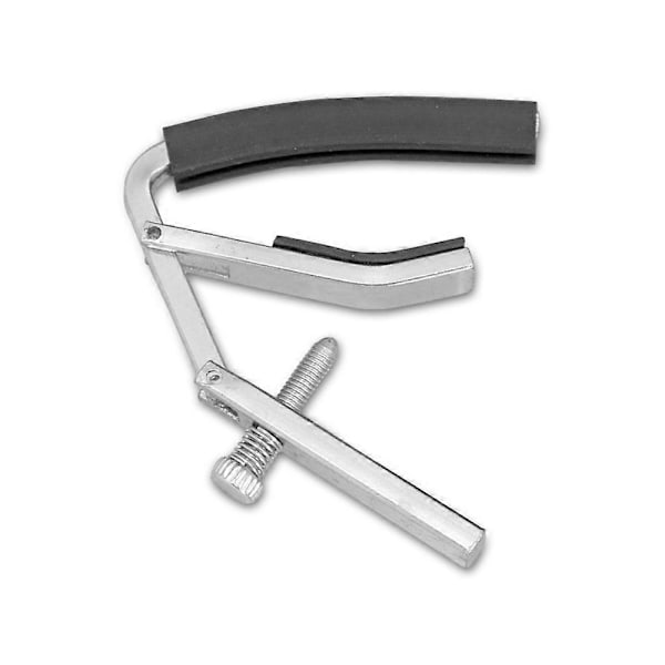 Gitarr Kapo Professionell Akustisk Gitarr Kapo Bottenstödstyp Inbyggd Gummikudde Metall Gitarr Kapo Stränginstrument Tillbehör för Folk Klassi