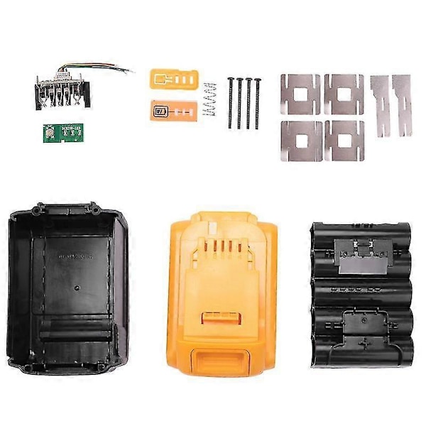 Dcb200 Li-ion Batteriplastfodral Pcb Laddningsskyddskretskort Skal För Dewalt 18v 20v D