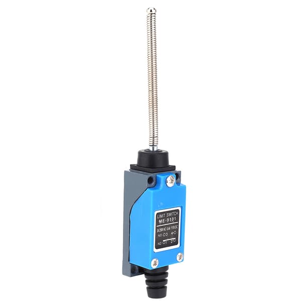 ME-9101 Limit Switch 250VAC 50~60Hz 115VDC Adjustable Roller Lever Micro Switch 17.3 x 2.7 x 2.4 cm