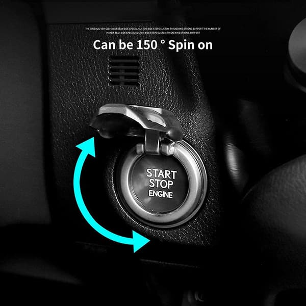 Bil Startknap Dæksel Universal Bil Ring Bil Startknap Motor Dæksel til Bil Interiør