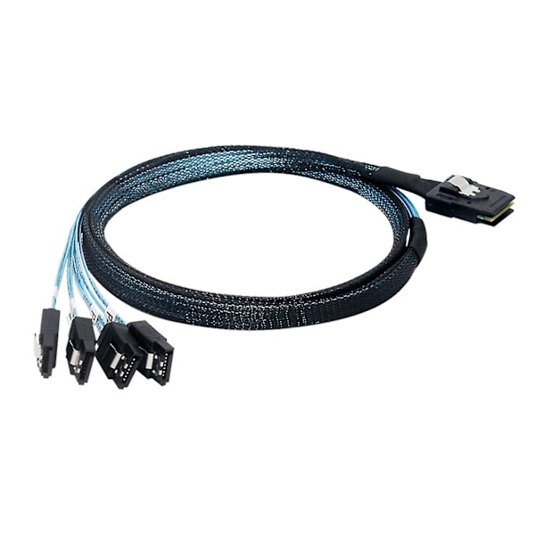 Mini Sas 8087 till 4 Sata Sas 36p till Sata3.0 Solid State Drive-kabel Hårddisk Datakabel Sas3.0 30aw