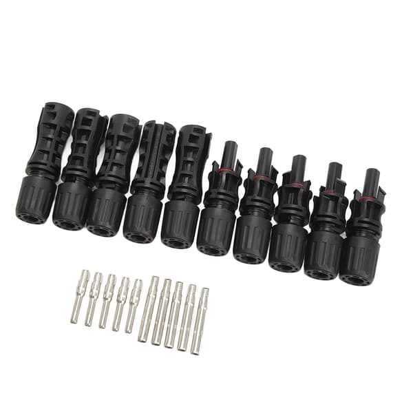 Solarkontakt 5 par IP67 Vanntett 1500V 30A Hann Hunn PV Panel Plug Kit