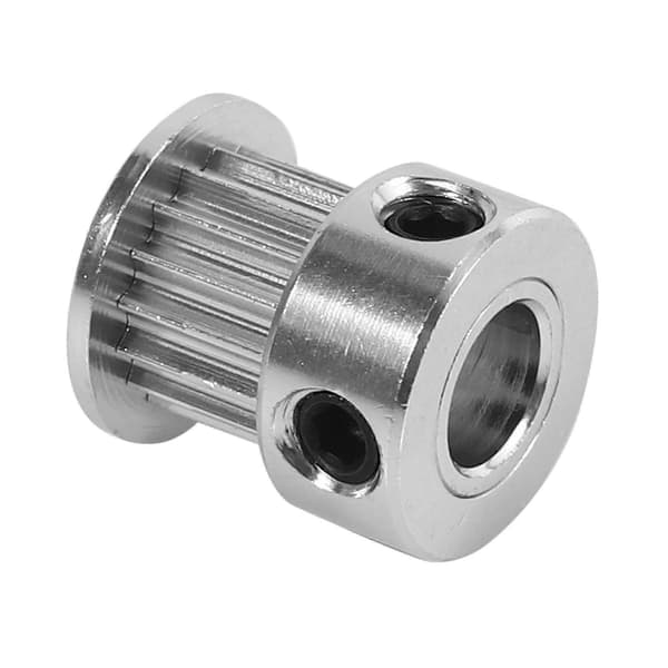 Aluminium GT2 16 Tænder 6mm Boring Tandremsskive Flange Synkront Hjul til 3D Printer