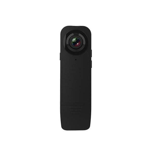 Minikroppskamera med 1080P HD-inspelning nattseende, inbyggt 64 GB-kort 1000 mAh 6 timmars batteritid Bärbar videokamera för utomhus, hem, sport, husdjur Rec