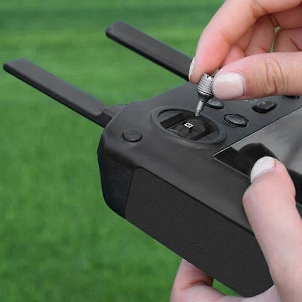 1 Par med skärmfjärrkontrolljoysticks kan förvaras för DJI RC Pro MAVIC 3 Classic MINI 3 Pro Tillbehör Silver