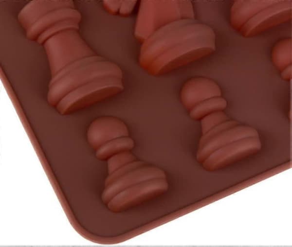 16-hålig Silikon Chokladform Godisform Schackform