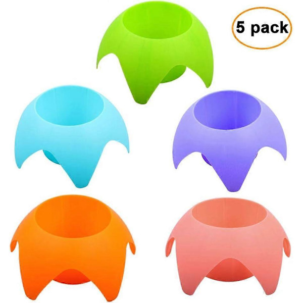 Strandsemestertillbehör, AOMAIS Strand Sandunderlägg Dryck Kopparhållare (Flerfärgad, 5-pack)